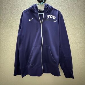 Purple Nike TCU Hoodie